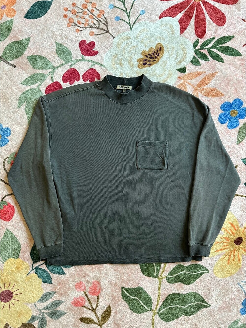 Yeezy Season 4 Heavy Long Sleeve Tee XS